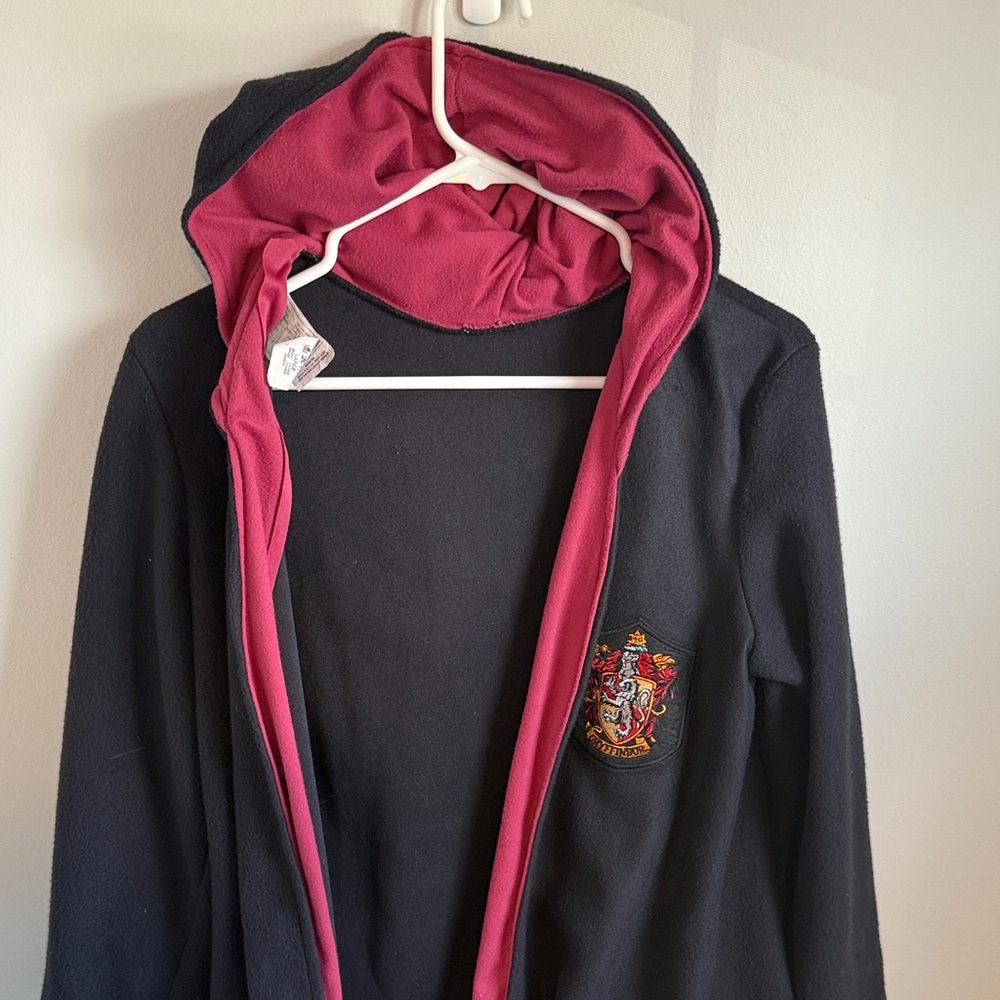 HARRY POTTER GRYFFINDOR Black and Red Hooded CLOAK
